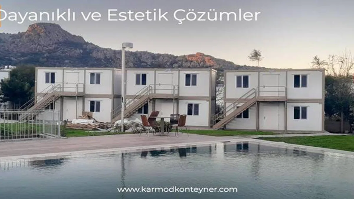 Karmod’dan Yeni Nesil En iyi Estetik Sosyal Tesis Çözümleri: Yaşam Konteynerle Konfor Yeniden Yazılıyor