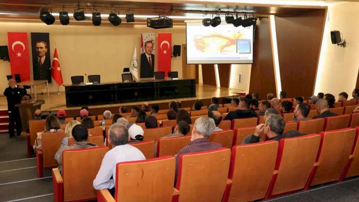 Kayseri Talas'tan personele afet eğitimi