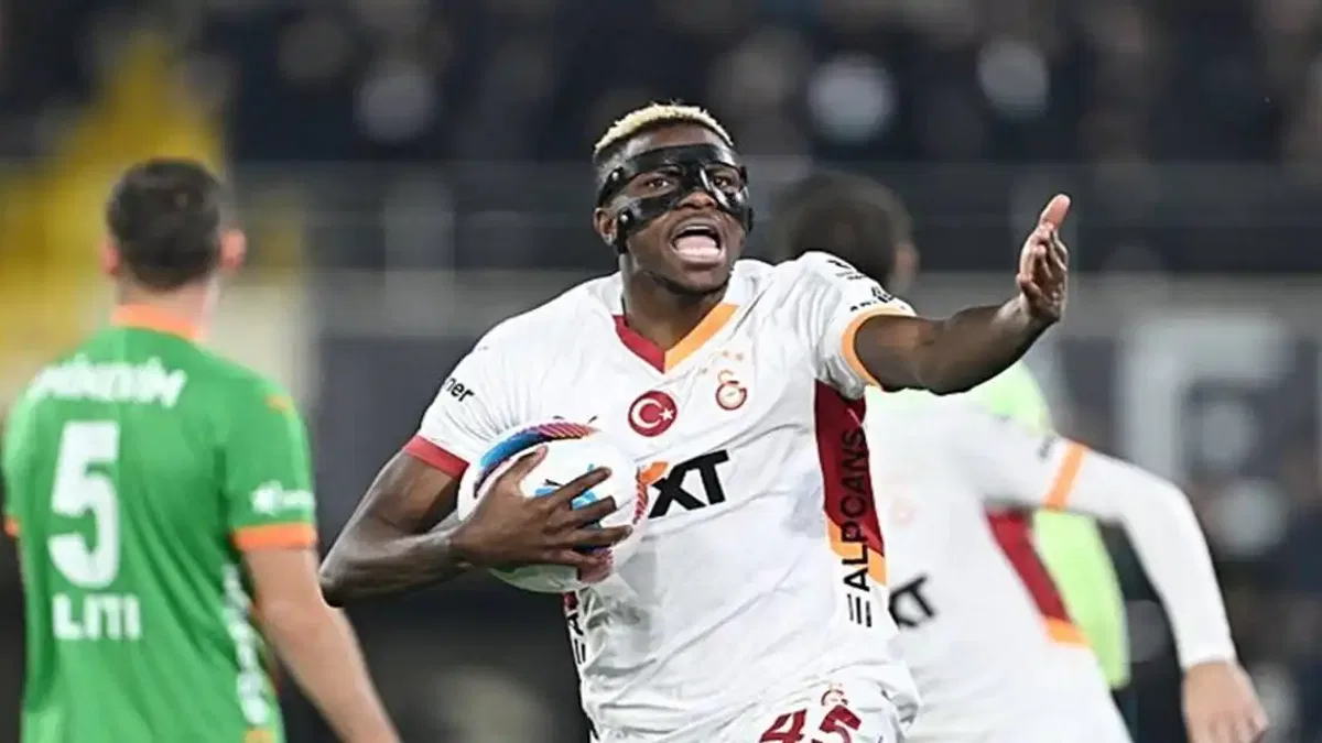 Corendon Alanyaspor 1-2 Galatasaray (Maç Sonucu) Aslan Alanya'da Hata Yapmadı!