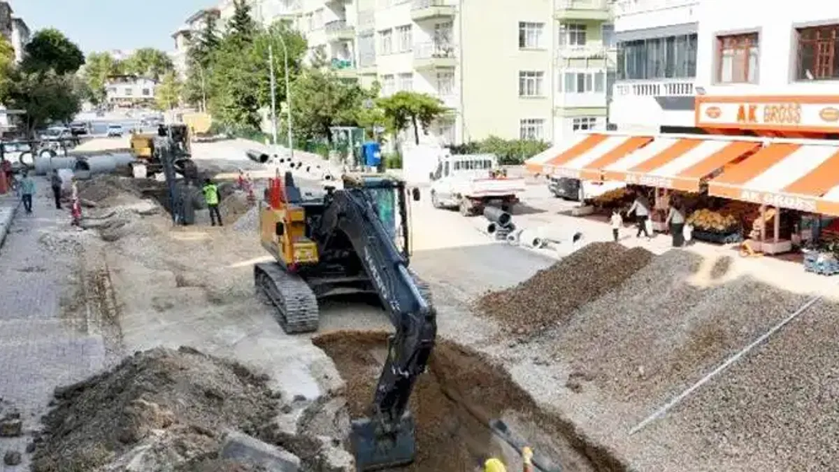 KOSKİ'den Malas Caddesi'ne şebeke ıslahı