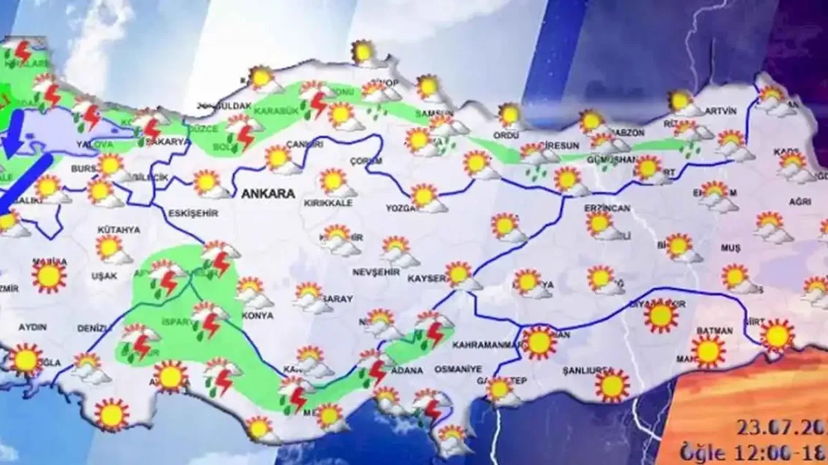 Yurtta bugün hava nasıl olacak? Öğle saatleri için yağış uyarısı