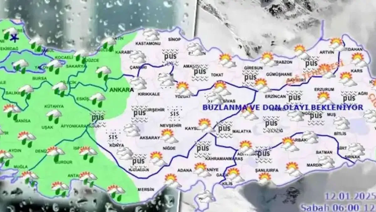 Türkiye yağışlı havanın etkisinde... İşte Meteoroloji'den 12 Ocak Pazar raporu