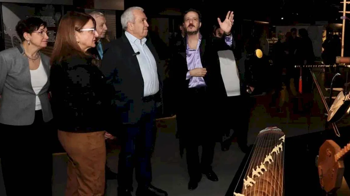 Okay Temiz’in enstrümanları Nilüfer MEM’de