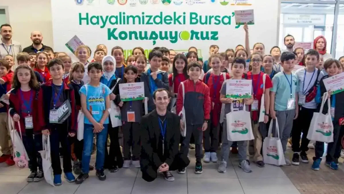 Bursa'da çocuklar hayallerindeki Bursa'yı konuştu