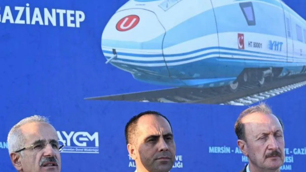 Mersin-Gaziantep hızlı tren hattı bölgeye hareket kazandıracak