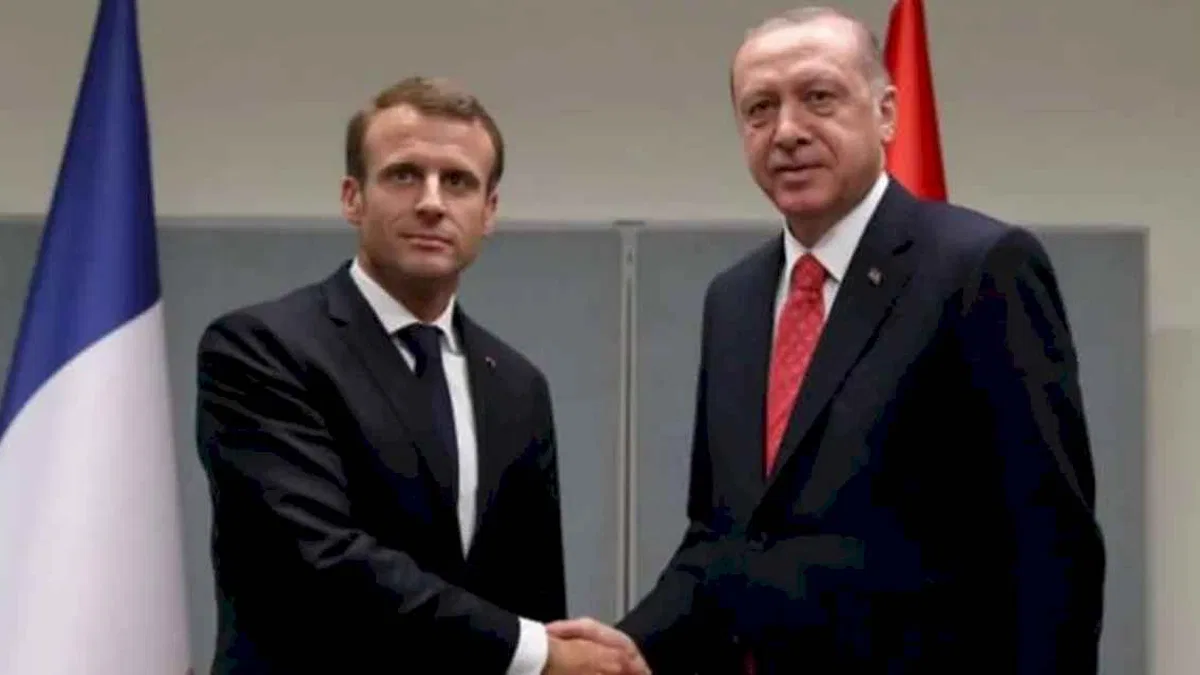 Cumhurbaşkanı Erdoğan Macron ile görüştü