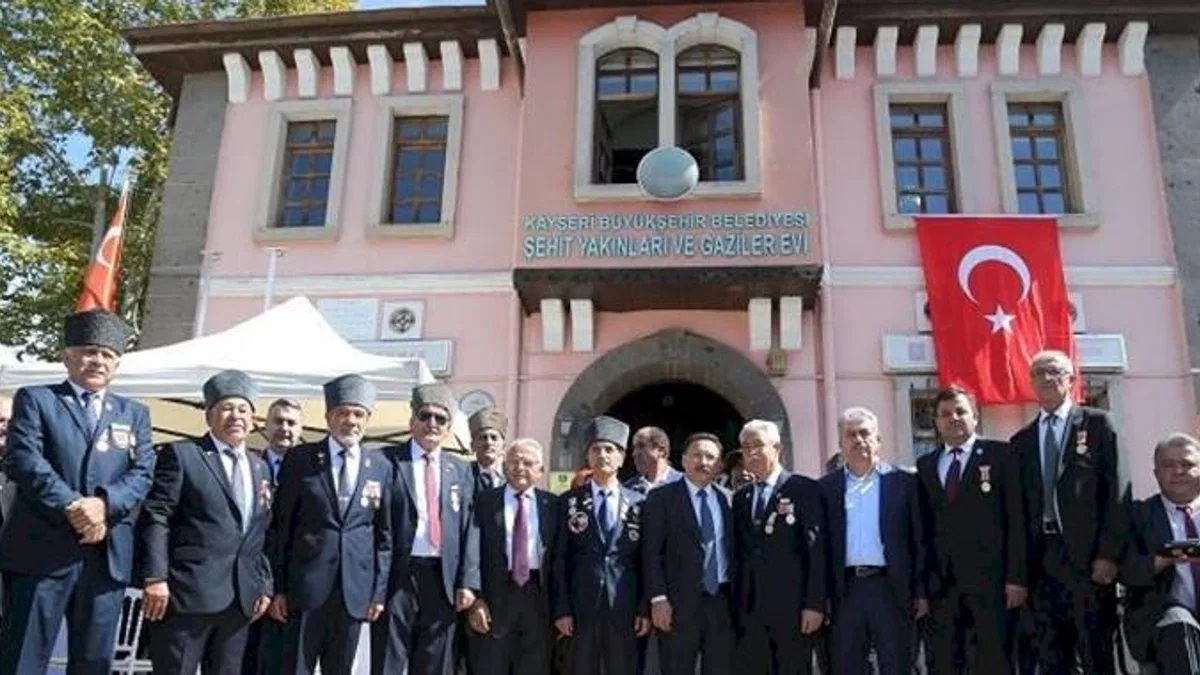 Kayseri protokolü gazileri unutmadı