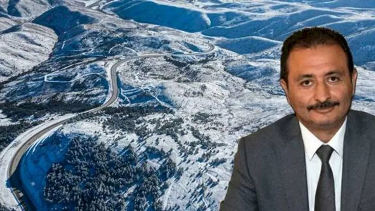 Tokat-Sivas yolunda kış çilesi bitiyor