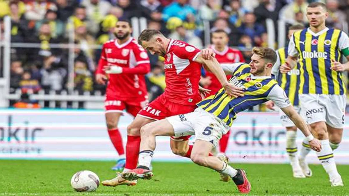 Fenerbahçe 1-1 Yılport Samsunspor (Maç Sonucu)
