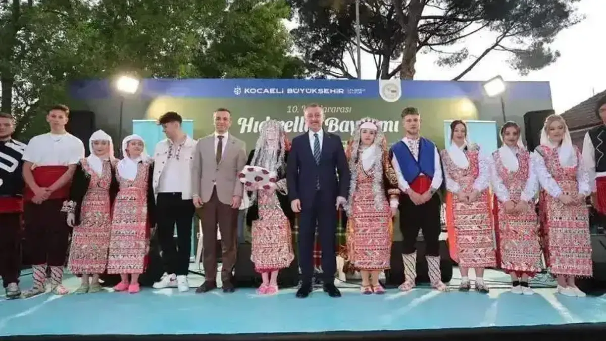 Kocaeli’de Hıdırellez Bayramı coşkuyla kutlandı