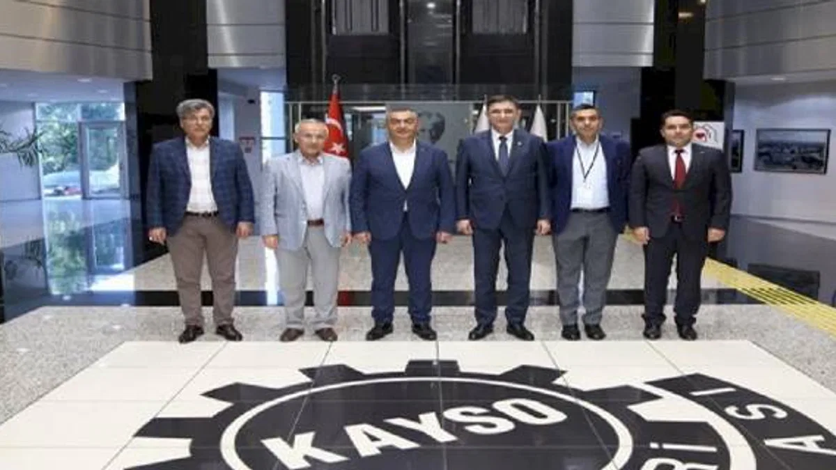 Gaziantepli iş insanlarından KAYSO'ya ziyaret
