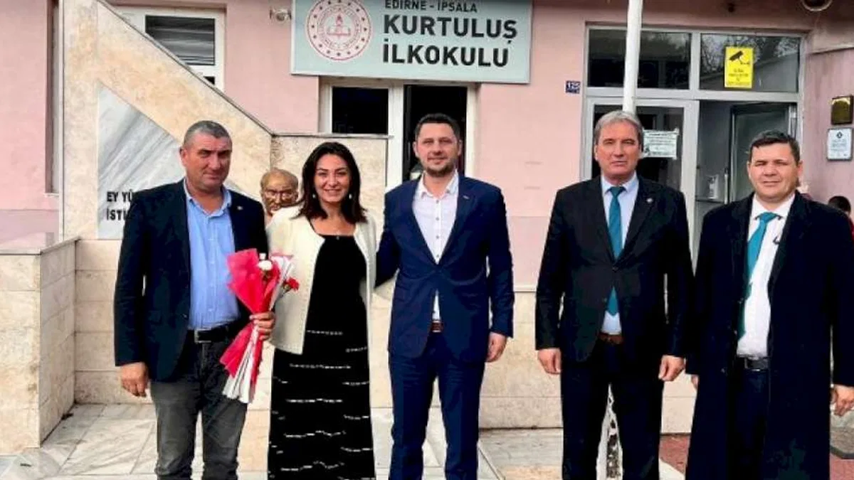 İpsala'da Aybike Şimşek öğretmenleri unutmadı