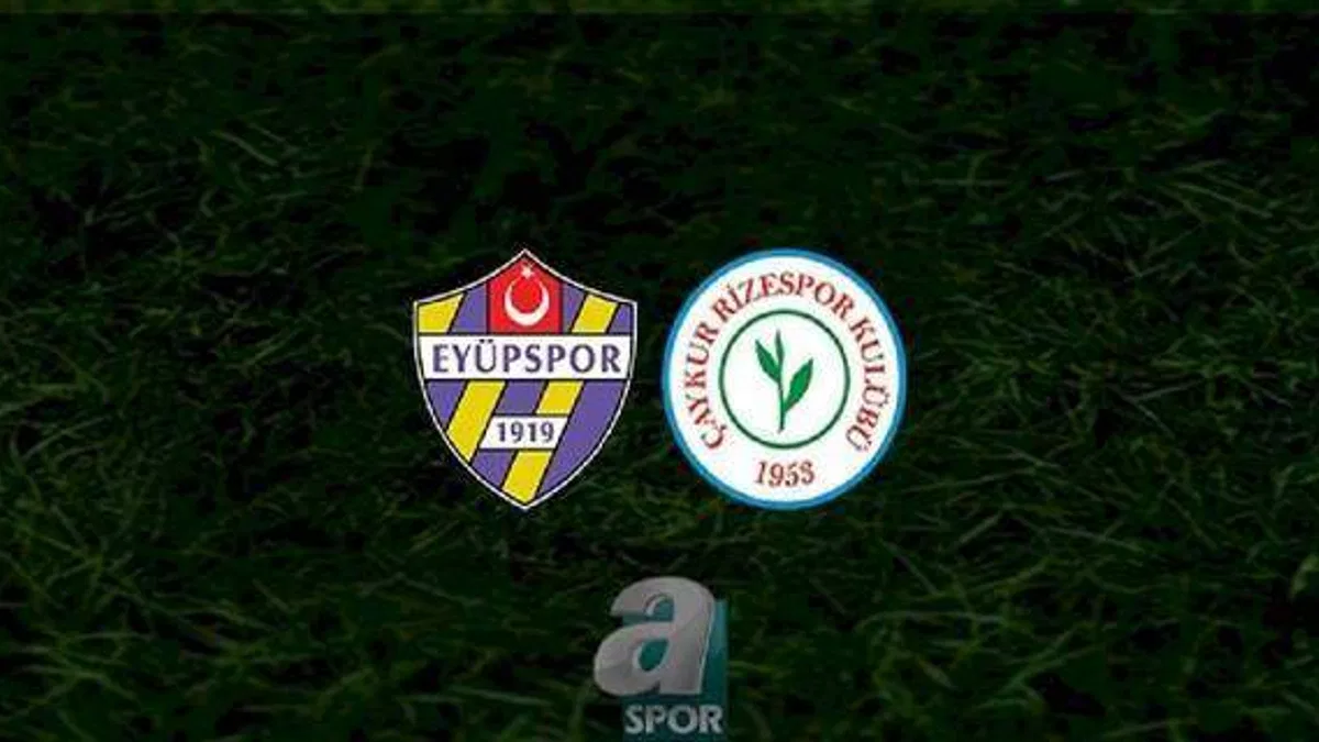 Eyüpspor - Rizespor maçı ne zaman, saat kaçta ve hangi kanalda? | TFF 1. Lig