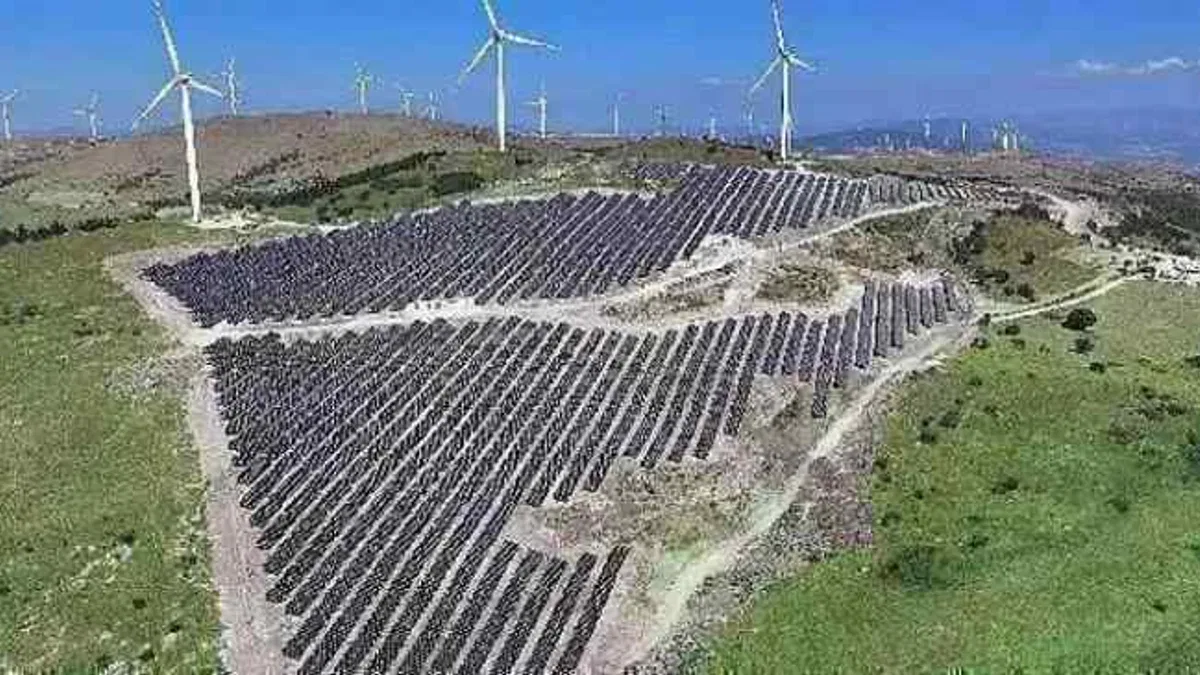 Balıkesir Rüzgar Enerji Santrali'nde Hibrit GES 11,88 MW Kurulu Gücü ile Üretime Başladı