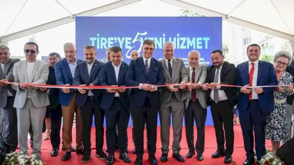 İzmir Büyükşehir’den Tire’de açılış rüzgârı