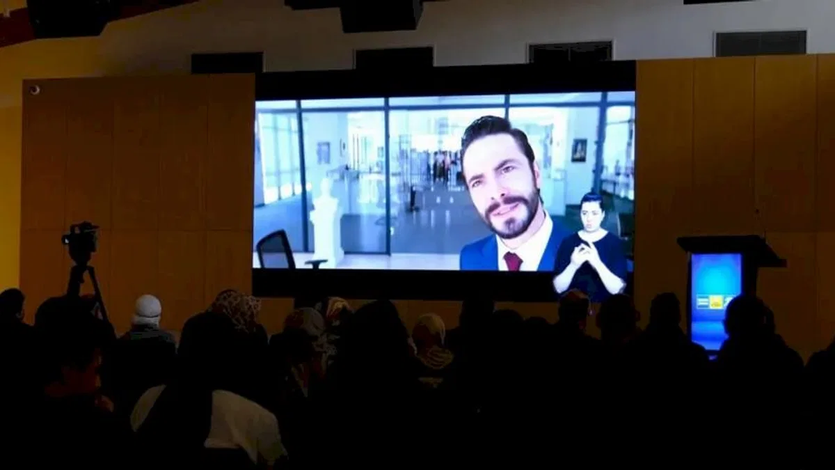 Konya'da görme engellilere sesli betimlemeli film etkinliği