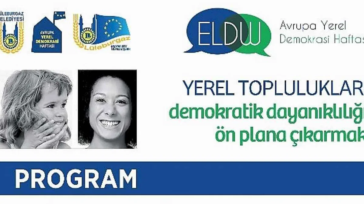 Lüleburgaz'da Avrupa Yerel Demokrasi Haftası etkinlikleri başlıyor