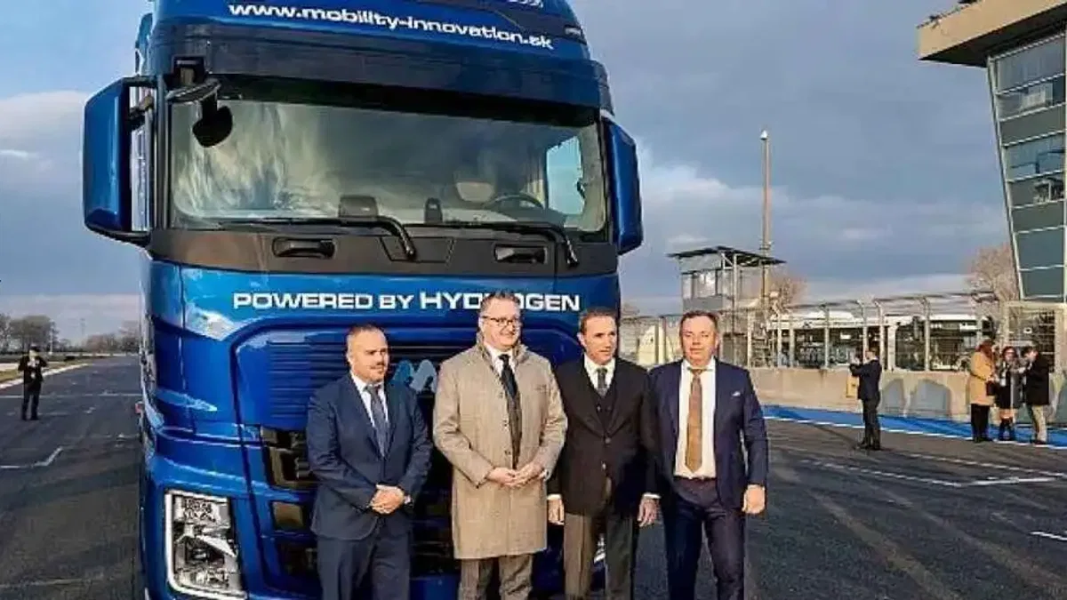 Slovakya'da Hidrojenli Kamyon Ford Trucks desteğiyle üretildi