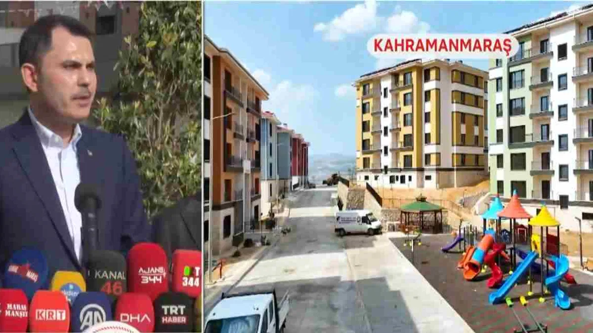 Bakan Kurum'dan deprem konutları açıklaması