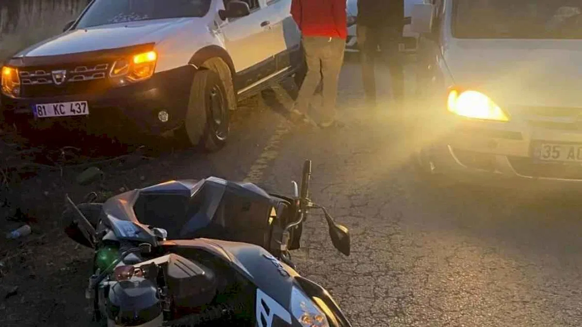 Düzce'de motosiklet kazası: 1 ölü