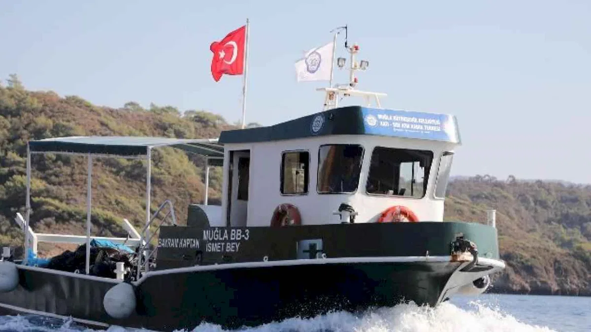 Muğla'da atık alım tekneleri sezona hazır