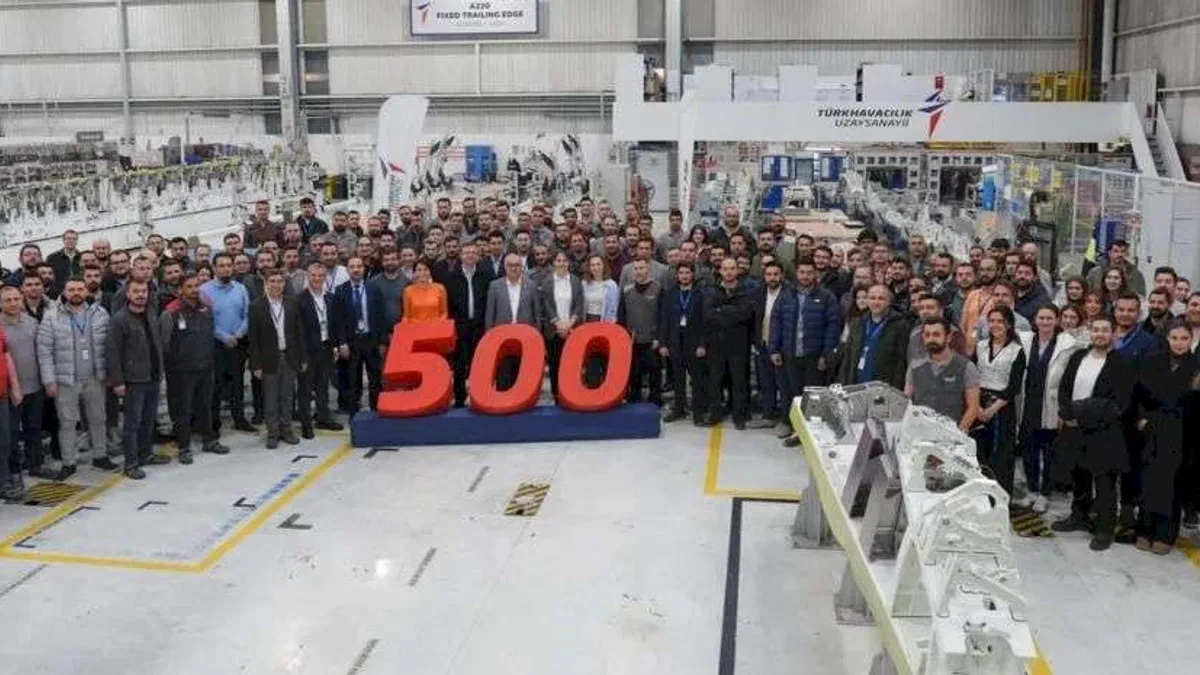TUSAŞ’tan Airbus A220 Programında 500’üncü sevkiyat
