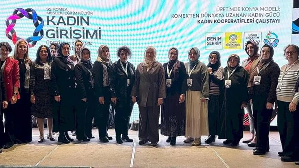 Konya Büyükşehir'den kadın gücüne destek
