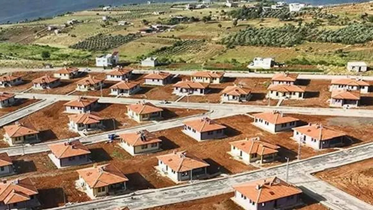 Kahramanmaraş’ta 110 köy evi tamamlandı