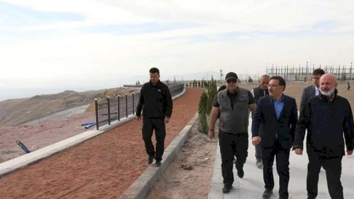 Kayseri Valisi'nden Erkilet Millet Bahçesi'ne övgü