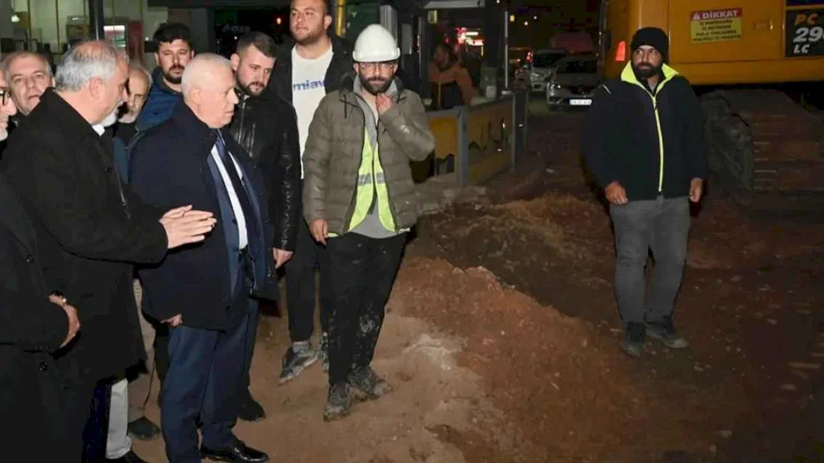 Bursa Büyükşehir'den İnegöl'ün altyapısına sil baştan