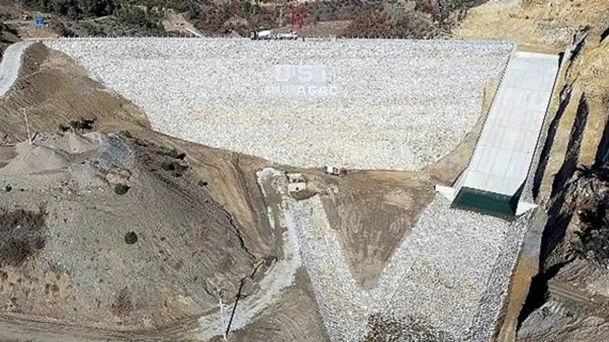 Manisa Alaağaç Barajı'nda işlem tamam