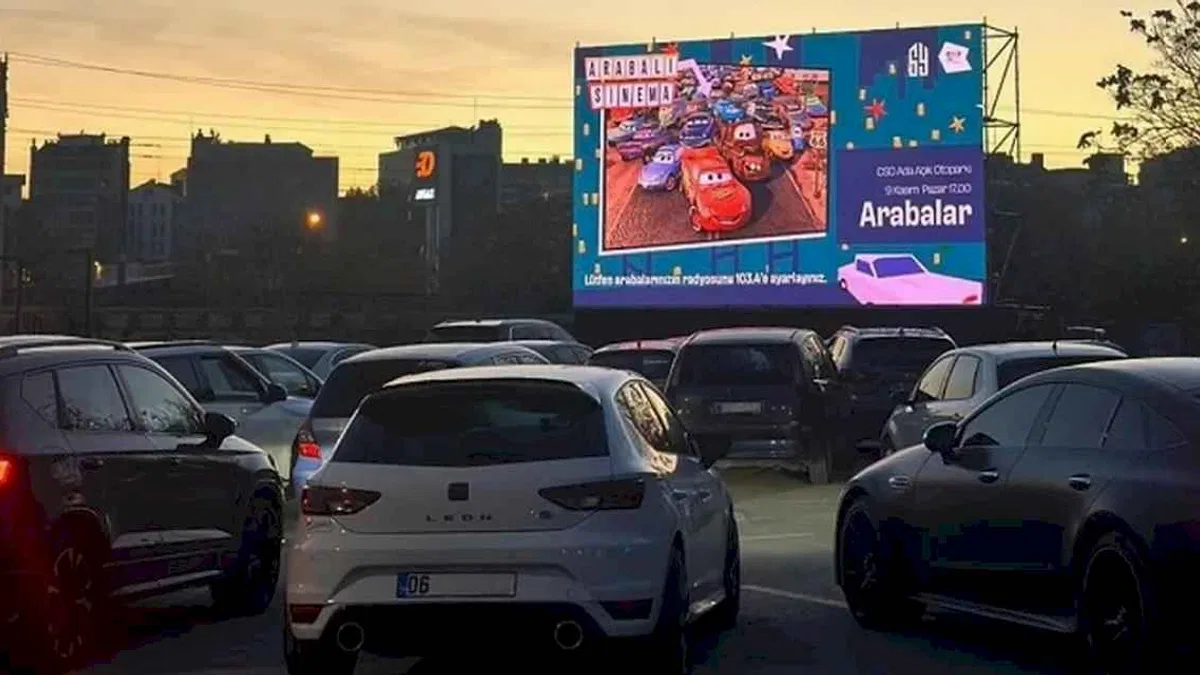 CSO Ada Ankara’da arabalı sinema keyfi