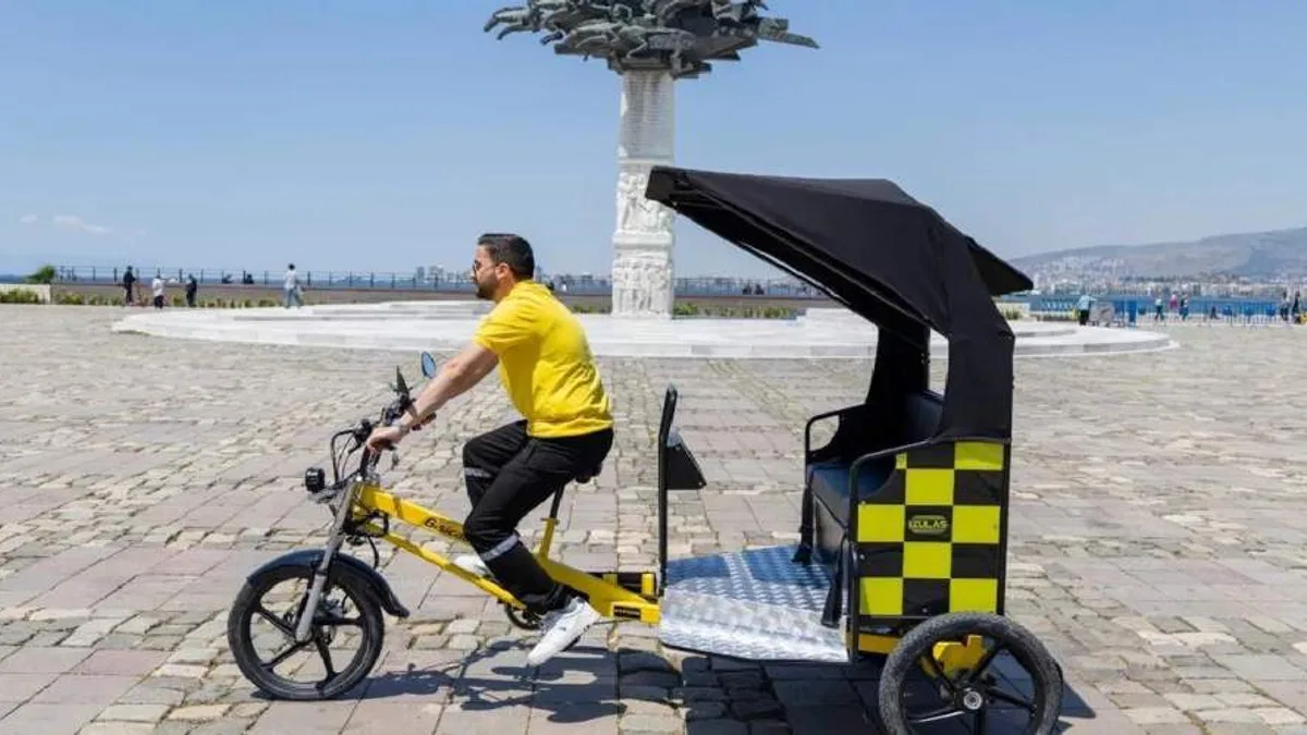 İzmir’in çevreci aracı Bisicab’in ücret tarifesi belli oldu
