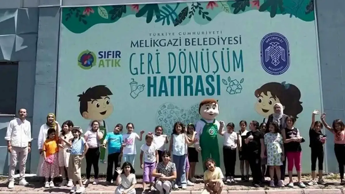 Kayseri Melikgazi'de geri dönüşüm için farkındalık eğitimi