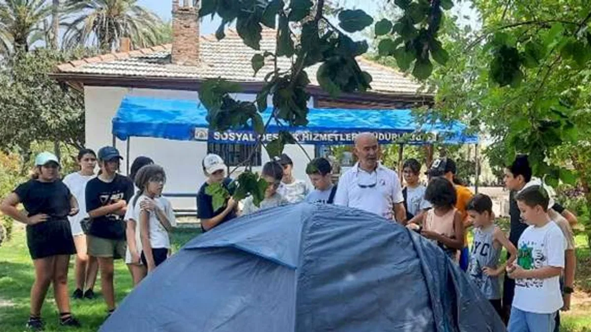 Doğa kampı ilk misafirlerini ağırladı