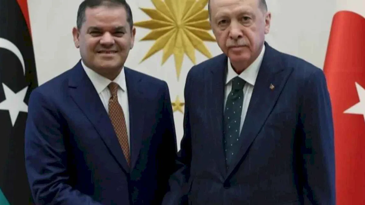 Cumhurbaşkanı Erdoğan, Libya Başbakanı Dibeybe ile görüştü