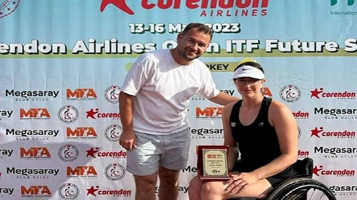 20 ülkeden 60 tekerlekli sandalye tenisçisi, 2024 Paris Paralimpik Oyunları'na puan toplamak için 2. kez Corendon Sports Open'da mücadele edecek