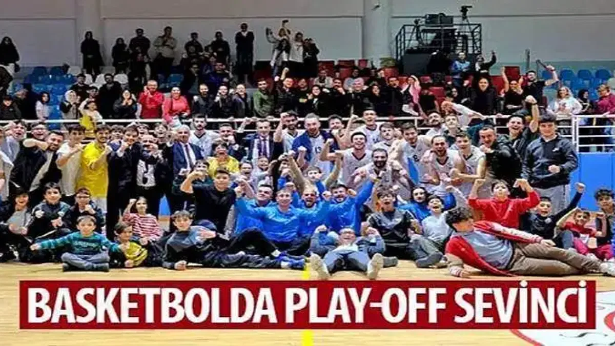 Basketbolda Play-Off Sevinci