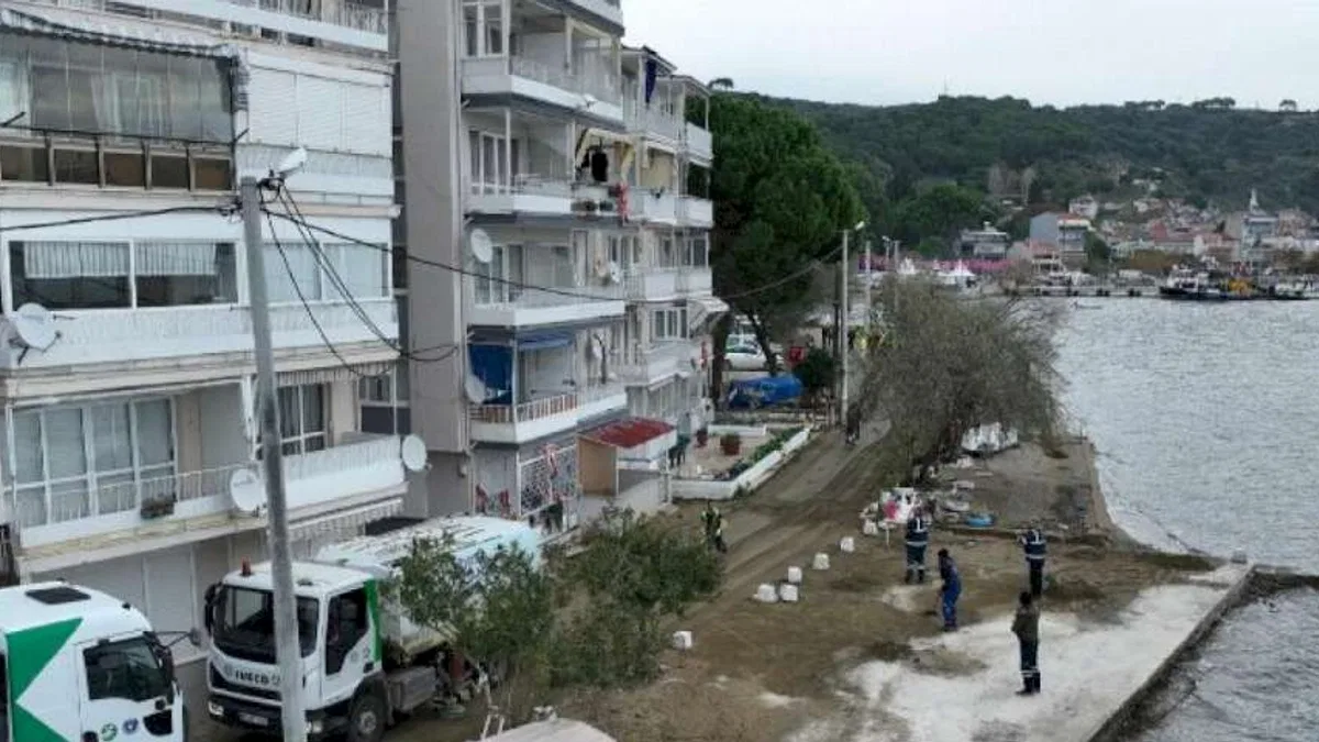 Bursa sahillerinde fırtına teyakkuzu