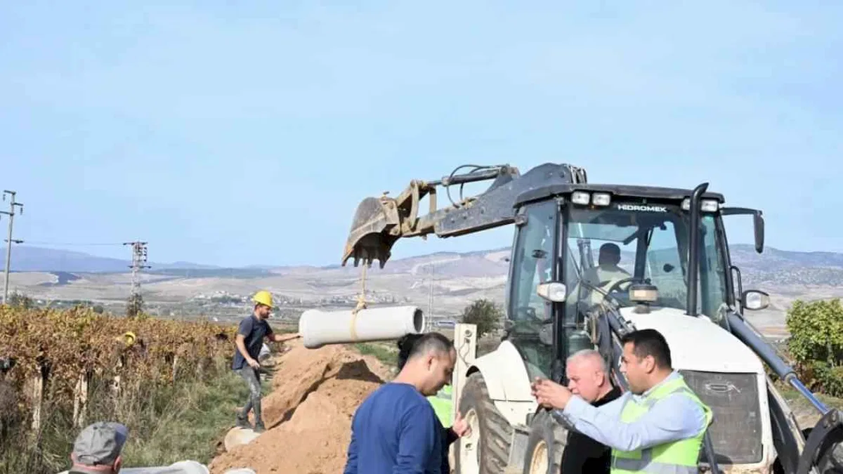 Manisa Alaşehir’de 30 yıllık altyapı çilesi son buluyor