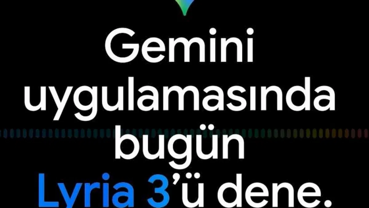 Gemini Artık Müzik Üretiyor;  Metinler ve Görseller Müziğe Dönüşüyor