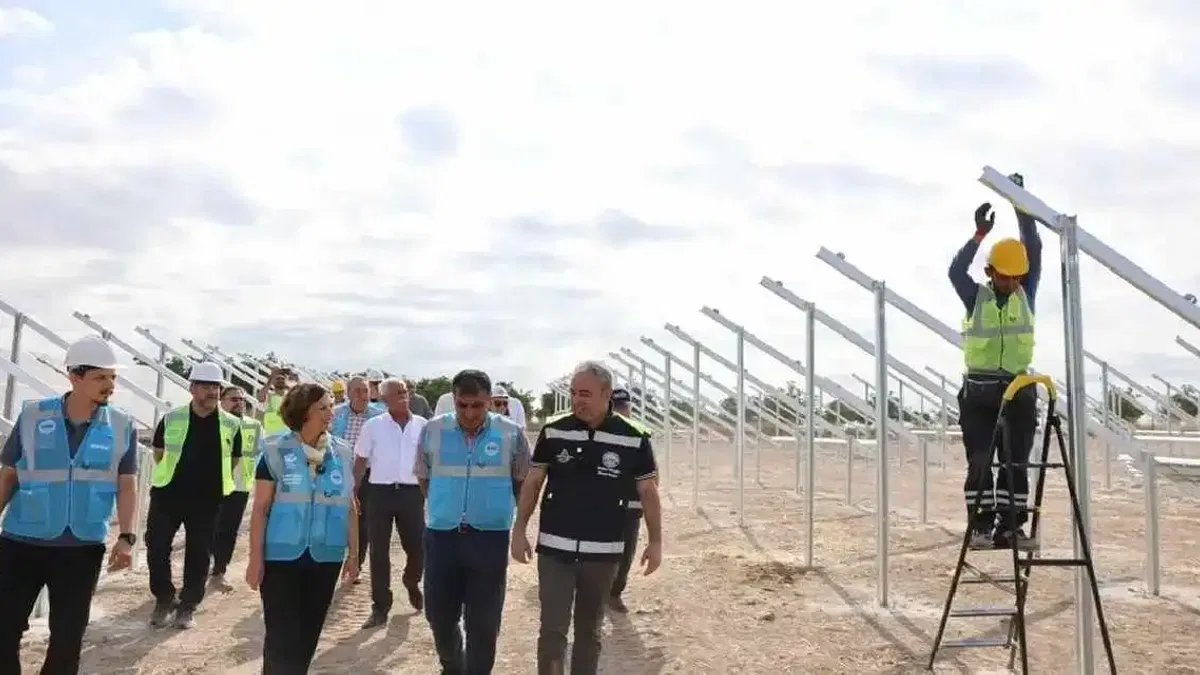 Karapazar GES ile Eskişehir'in güneşi tasarrufa dönüşüyor