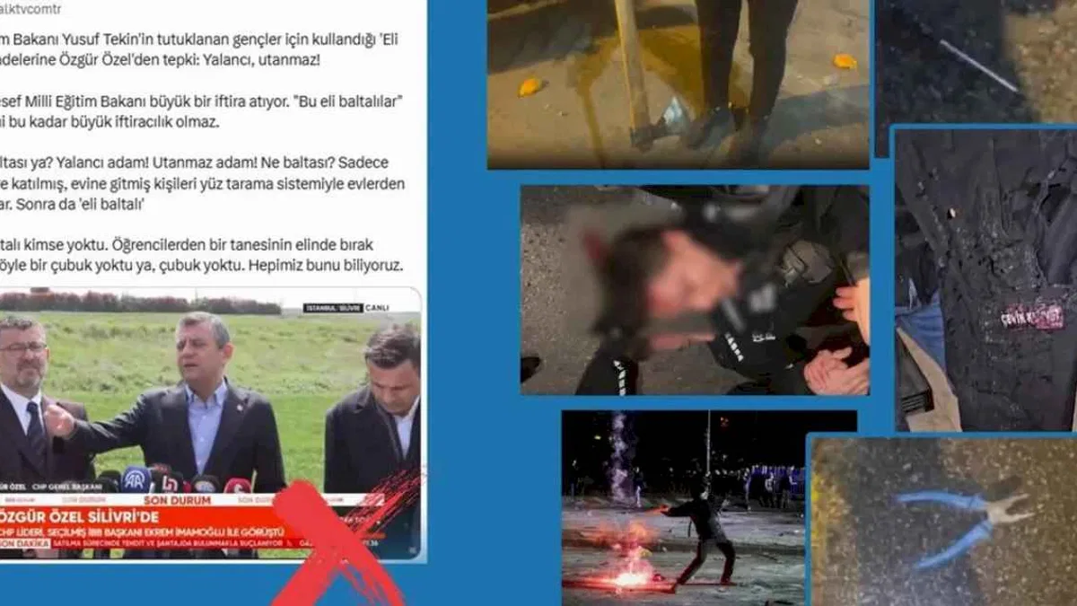 İstanbul'daki sokak olaylarıyla ilgili dezenformasyon iddiaları çürütüldü