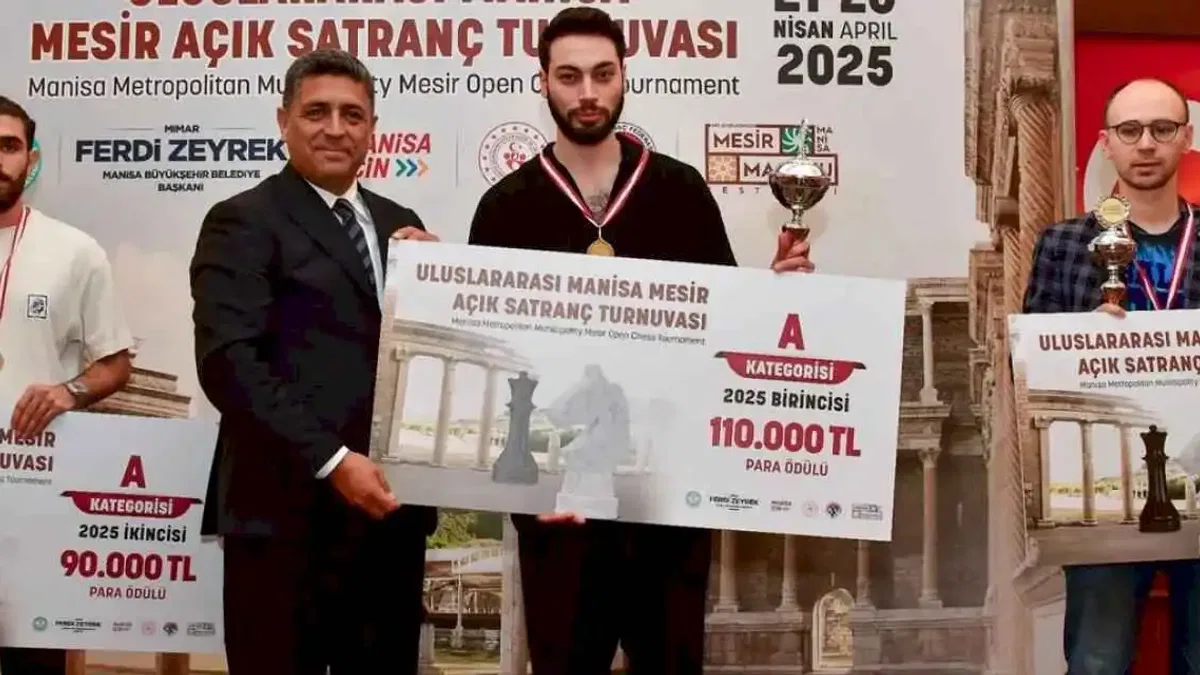 Manisa Festivali Satranç Turnuvası’nda şampiyon belli oldu