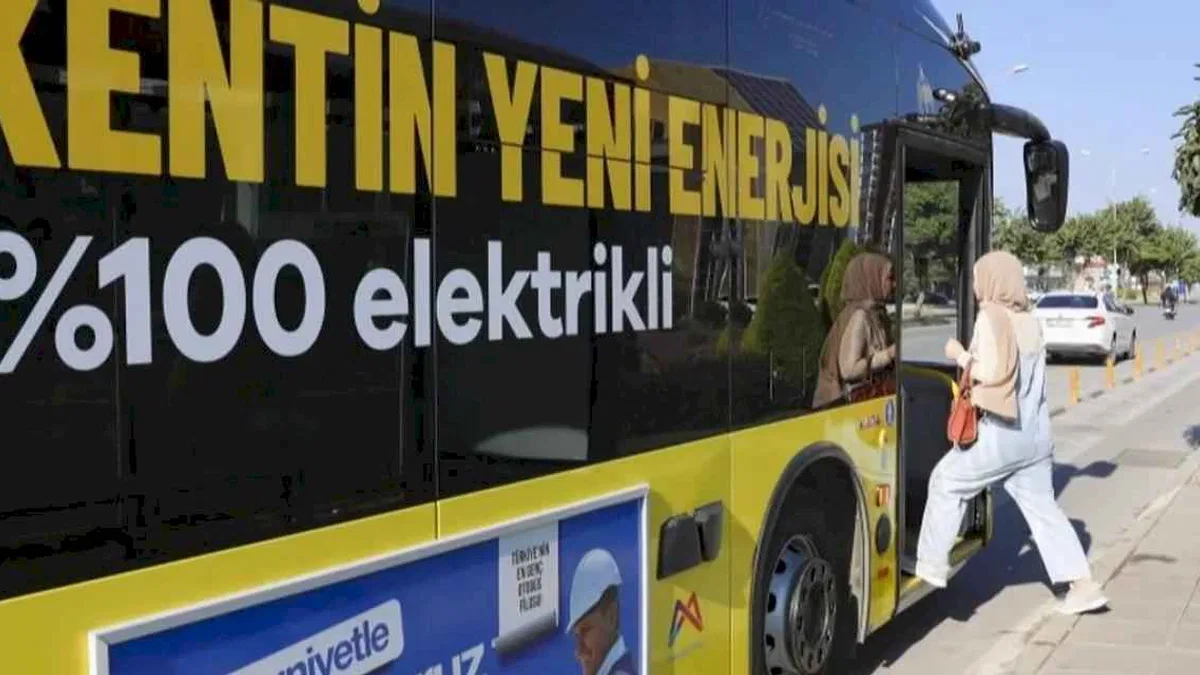 Mersin’de toplu taşımaya elektrikli dokunuş