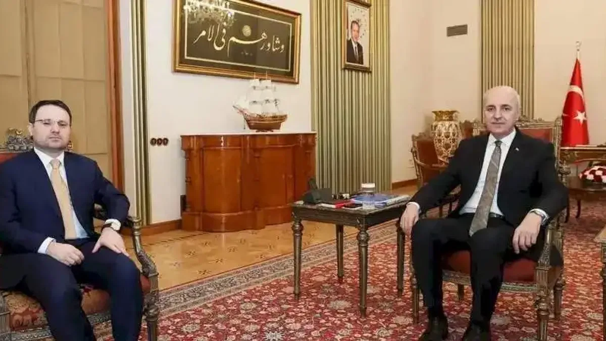 Bakan Gürlek'ten TBMM Başkanı Kurtulmuş'a ziyaret