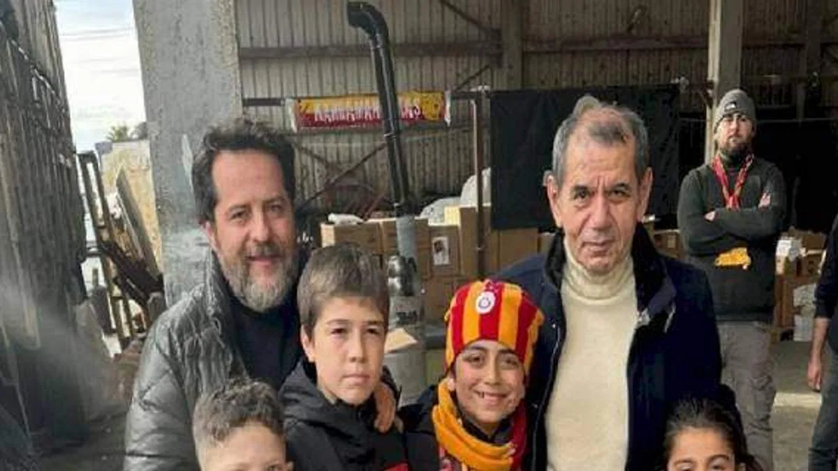 Galatasaray'da Dursun Özbek ve Erden Timur'dan deprem bölgesine ziyaret