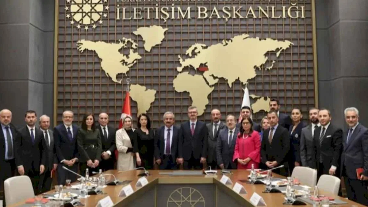 Türkiye Basın Federasyonu'ndan İletişim Başkanlığı'na ziyaret