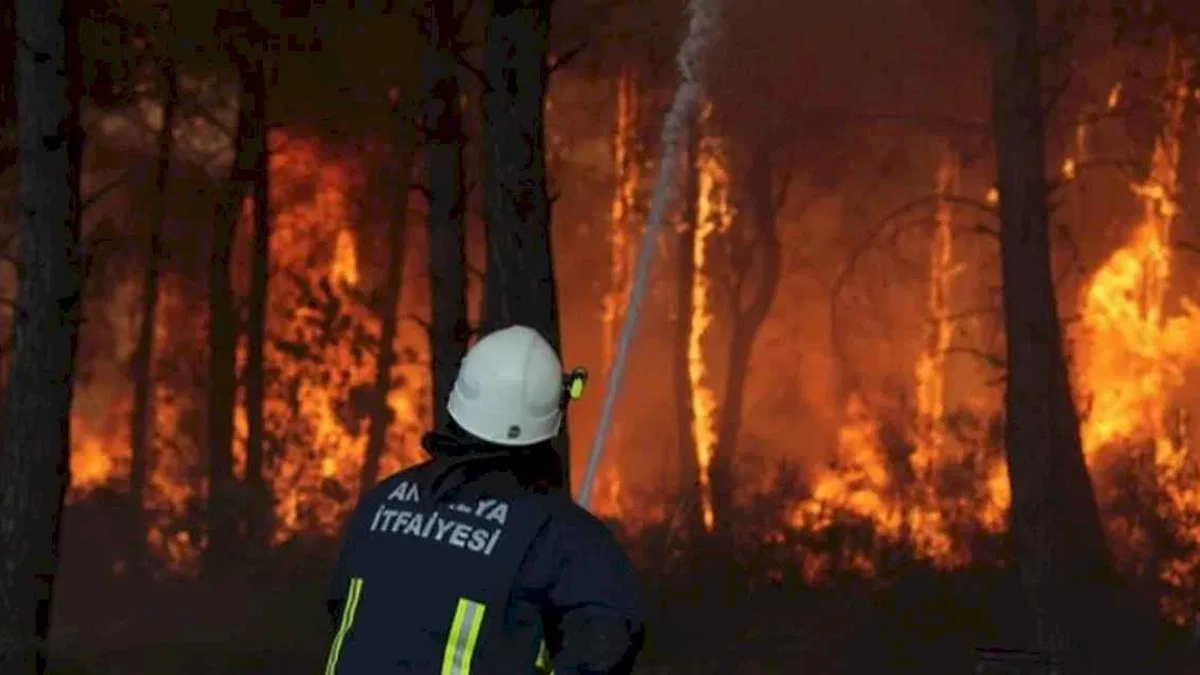 Antalya’da 4 farklı noktada orman yangını çıktı