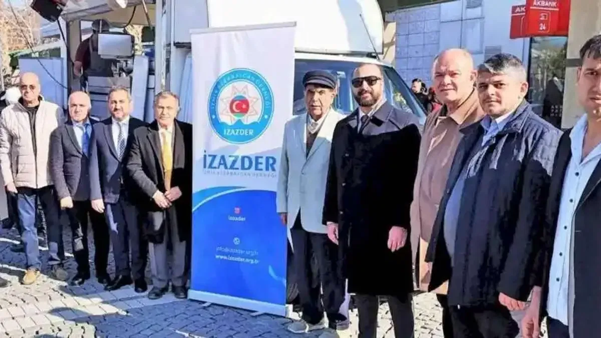 İzmir’de Azerbaycan'a anlamlı anma